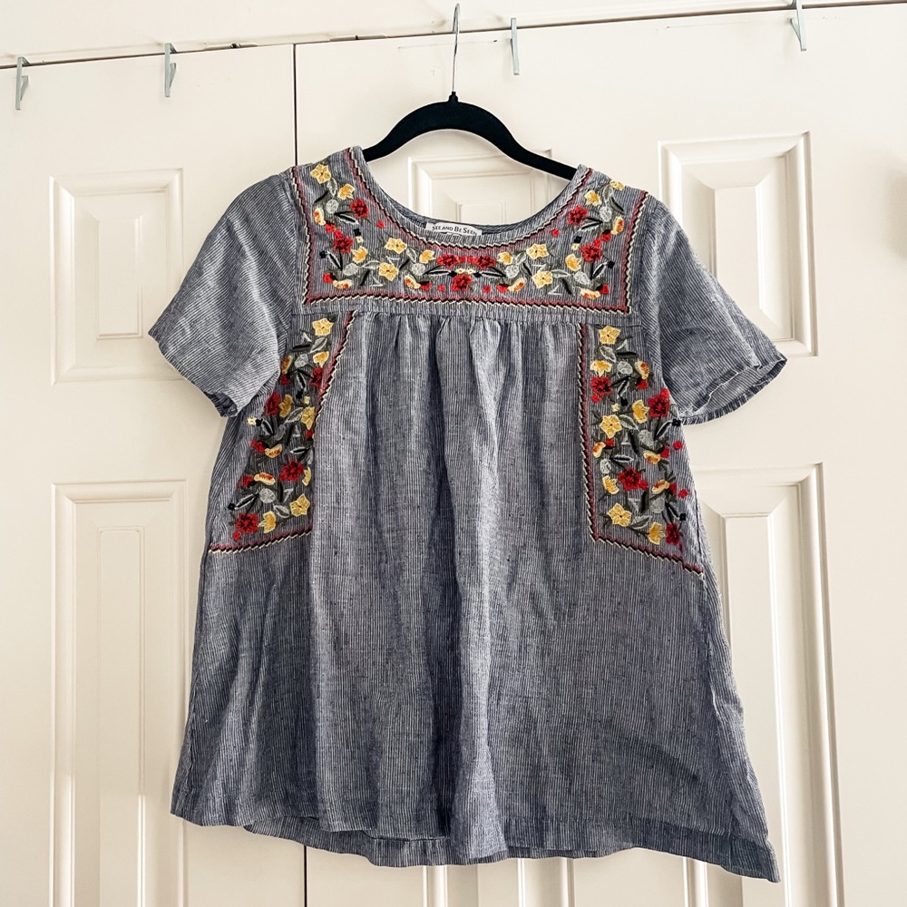 Embroidered Top